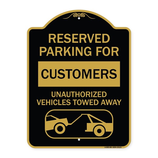 Reserved Parking for Customers Unauthorized Vehicles Towed Away, A-DES-BG-1824-23121